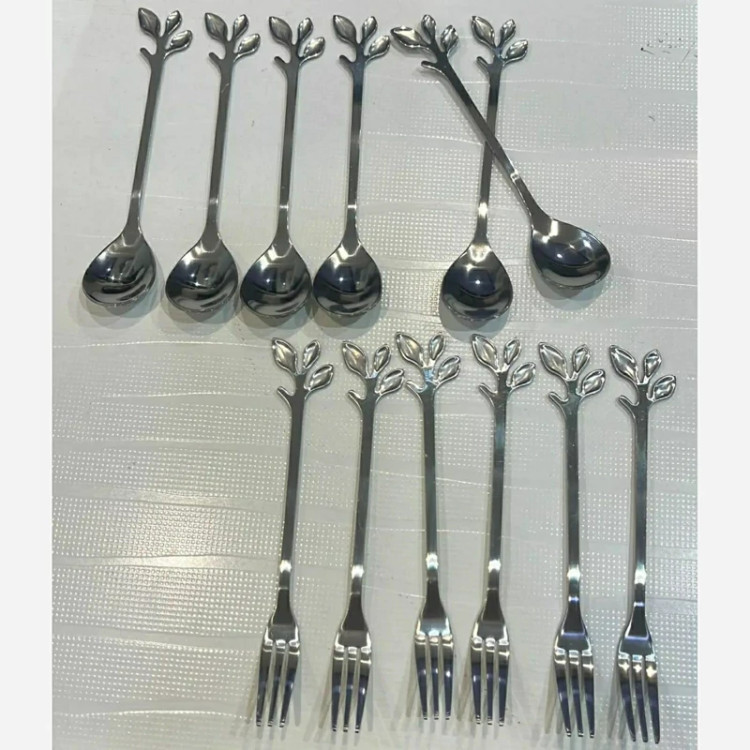ست دسر خوری برگی استیل